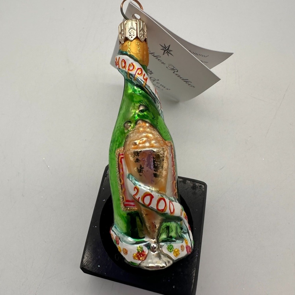 1999‎ Christopher Radko 2000 Cheers GEM 3" ornament 99-952-0
